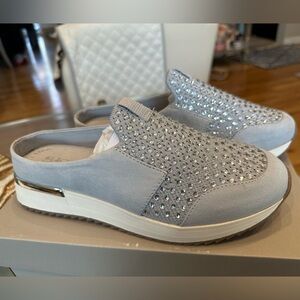 Kenneth Cole Reaction Carol Mule Slip On Grey Size 8 Like New